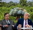 Petro dedicó buena parte a atacar con dureza al presidente estadounidense —lo mencionó 18 veces por su nombre, según contó este diario—y puso el espejo retrovisor en lo que heredó de su antecesor, el expresidente Iván Duque. Foto: AFP, Presidencia y Colprensa. Montaje EL COLOMBIANO