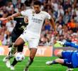 Jude Bellingham le da los primeros tres puntos del Real Madrid en Champions. FOTO X @realmadrid