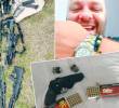 Miguel Quintero, para quien pedirán medida de aseguramiento intramural, ha aparecido en chats exhibiendo sus lujos, pero también armas hasta de largo alcance. Fotos: <b><span class=mln_uppercase_mln>expediente y cortesía</span></b>