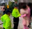 Entre los capturados había incluso mamás y otros familiares de los niños que fueron víctimas de esta red. FOTO: IMAGEN TOMADA DE VIDEO