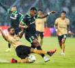 En el más reciente enfrentamiento entre Atlético Nacional y el Inter de Bogotá, se dio la victoria del verde paisa 3-0 en el Atanasio Girardot, por la fecha 13 de la Liga. FOTO CAMILO SUÁREZ