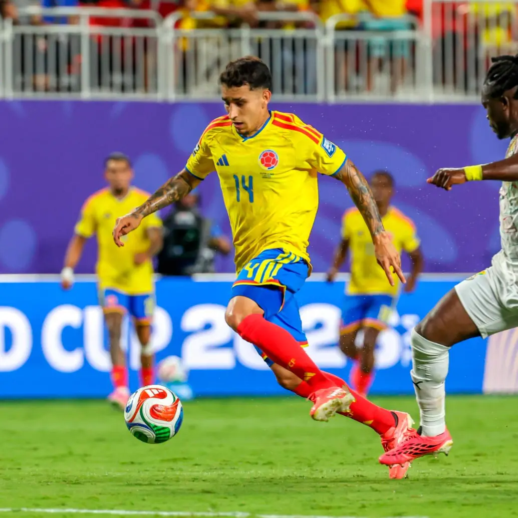 Gustavo Puerta ha disputado 14 partidos con la Selección Colombia. Fue titular en 7 de ellos. Foto: Juan Antonio Sánchez 
