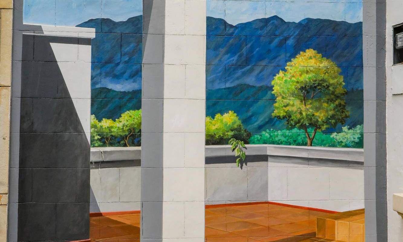 Los murales de Lalinde en Prado, buscan conservar la riqueza histórica del barrio. Foto: Esneyder Gutiérrez. 