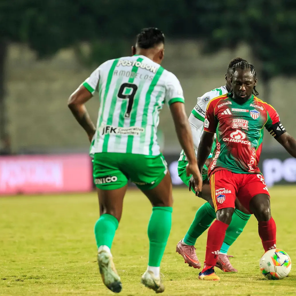 El futbolista Yimmy Chará ganó la final de 2015 con Atlético Nacional; hoy es uno de los capitanes del Junior. FOTO Camilo Suárez