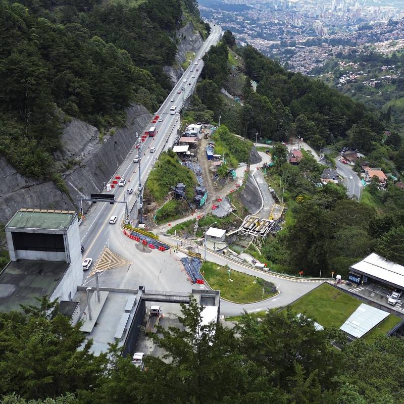 Imagen de referencia del Túnel de Oriente, que conecta al Aburrá con el oriente antioqueño. Foto: Manuel Saldarriaga Quintero.