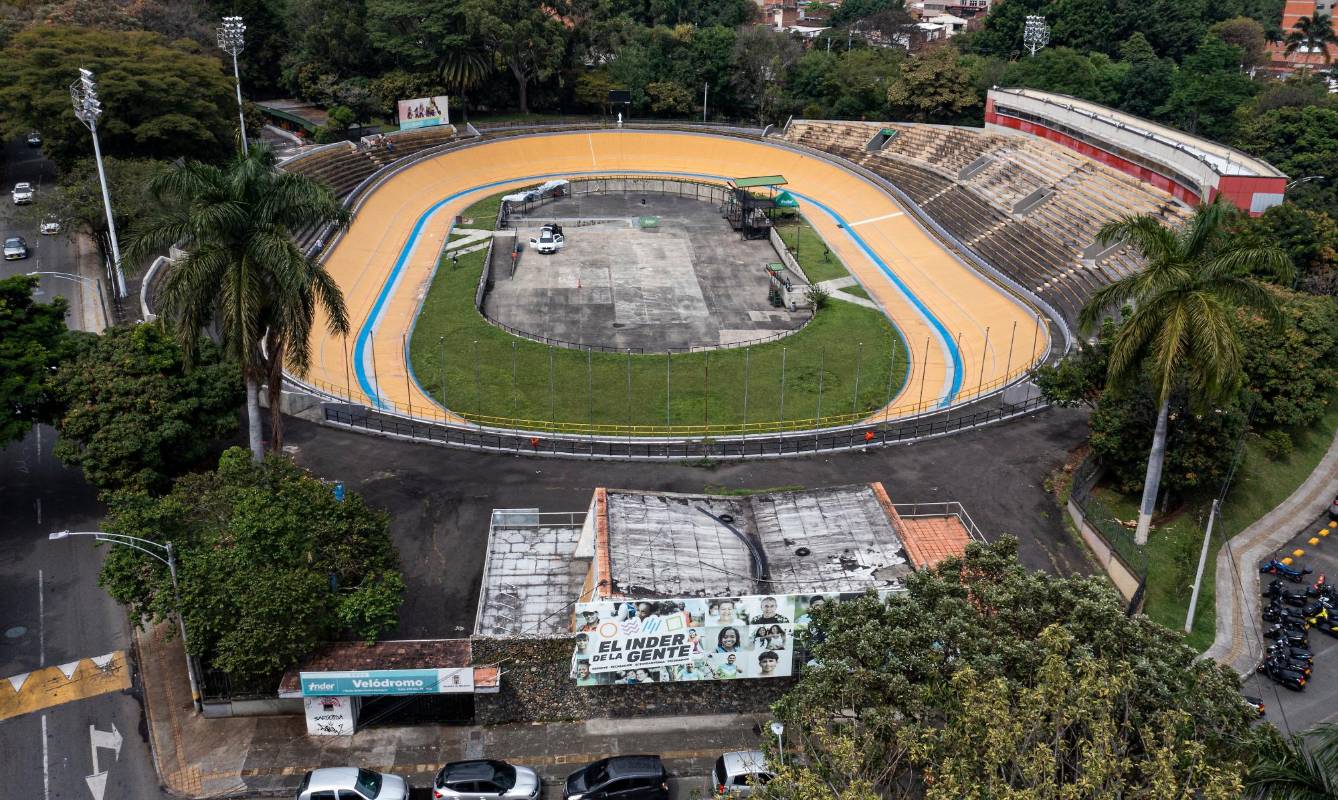 EL velódromo de Medellín lleva su nombre como un homenaje a este ídolo del ciclismo colombiano. Foto: MANUEL SALDARRIAGA QUINTERO.