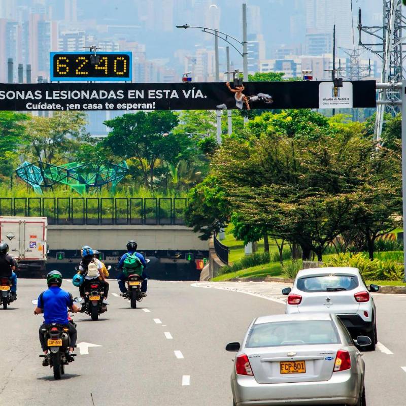 Este años, de las 118 muertes en incidentes viales en Medellín 70 corresponden a motociclistas. FOTO Julio César Herrera