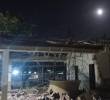Así quedaron algunas instalaciones del Batallón de Riohacha tras ataque con explosivos. Foto: redes