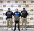 Andrey Gustavo Segura Quesada, alias El Gemelo, fue capturado a la salida de un hotel del barrio El Poblado, luego de que fuera identificado por agentes de la Interpol. FOTO: CORTESÍA POLICÍA NACIONAL