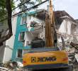 En Cali comenzó la demolición de 11 edificios tras el terremoto de hace un mes. Foto: Alcaldía de Cali