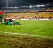 El estadio Nemesio Camacho El Campín, en Bogotá, está en el centro de la controversia por el estado de su gramilla y la denuncia sobre los recursos que BTS habría destinado a su mantenimiento tras sus conciertos. FOTO COLPRENSA