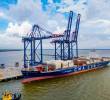 Puerto Antioquia marcó un hito para el comercio exterior colombiano al realizar la primera exportación de café colombiano desde el Urabá antioqueño. FOTO CORTESÍA PUERTO ANTIOQUIA