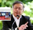La cadena de noticias Telemundo desmintió al presidente Petro sobre un trino que publicó contra el mandatario Daniel Noboa, de Ecuador. Fotos: Colprensa y Telemundo