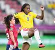 Valerin Loboa es una de las dos opciones que tiene Colombia en ataque, junto a Maithé López. FOTO <b>GETTY </b>