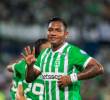 El goleador Alfredo Morelos lidera la delantera de Atlético Nacional para el duelo ante Junior, en la noche de este martes en Barranquilla. FOTO CAMILO SUÁREZ