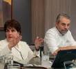 Lina María Vélez, presidenta de la Cámara de Comercio de Medellín para Antioquia, destacó la capacidad de los empresarios para mantenerse activos pese al complejo escenario económico. FOTO EL COLOMBIANO