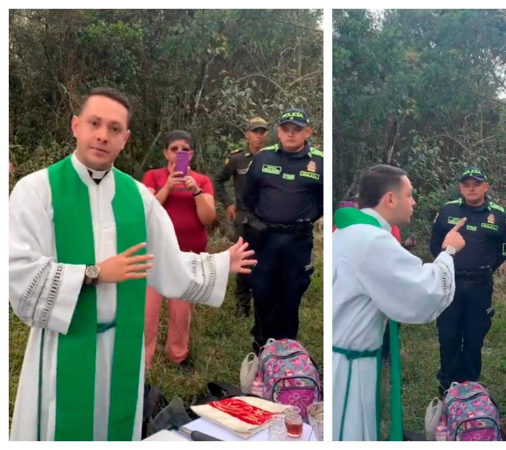 El padre Julián Andrés Maldonado podría perder su fuero religioso dentro de la Prelatura Apostólica Verbum Domini, a la que pertenece hace un año y medio, tras los hechos ocurridos en Alto de la Virgen el pasado domingo con unas monjas y la policía. FOTO: CORTESÍA
