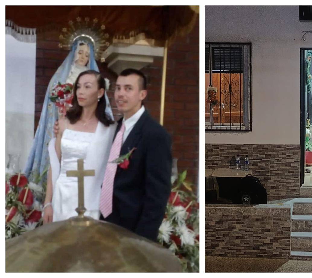 La pareja de esposos habría sido hallada sin vida por la madre de la mujer, quien al llegar a la casa se encontró con la desgarradora escena. FOTO Cortesía Entre Ceja y Ceja. 