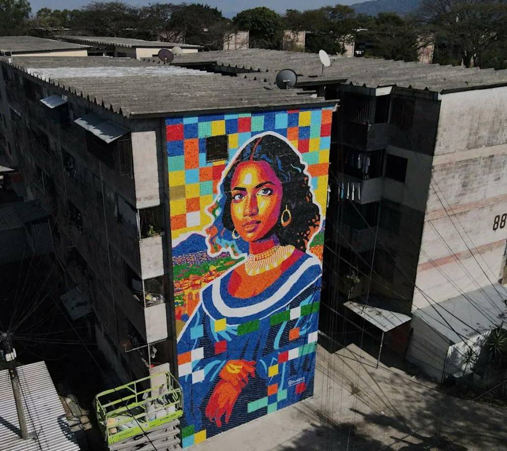 Así luce la versión latina inspirada en la reconocida obra de Leonardo Da Vinci. Imagen tomada de redes sociales de la cuenta de X @DarvinsonRojas.