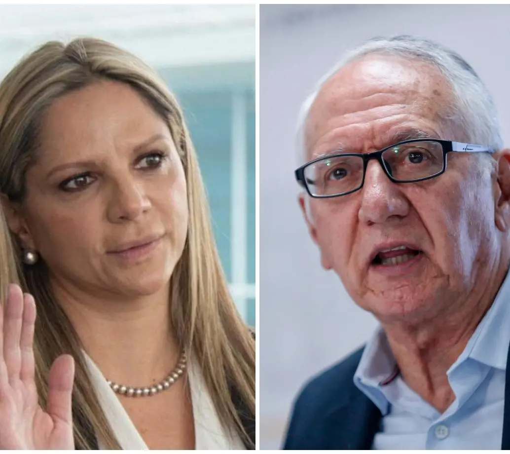 Beatriz Eugenia Gómez, superintendente delegada para Prestadores de Servicios de Salud, y Guillermo Alfonso Jaramillo, ministro de Salud. FOTOS: Cortesía y Colprensa