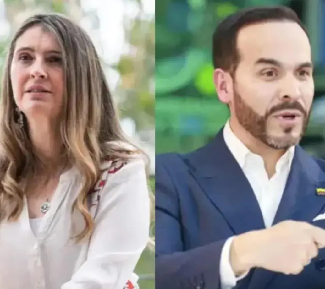 Paloma Valencia y Abelardo de la Espriella, candidatos presidenciales. FOTOS Camilo Suárez y Manuel Saldarriaga. 
