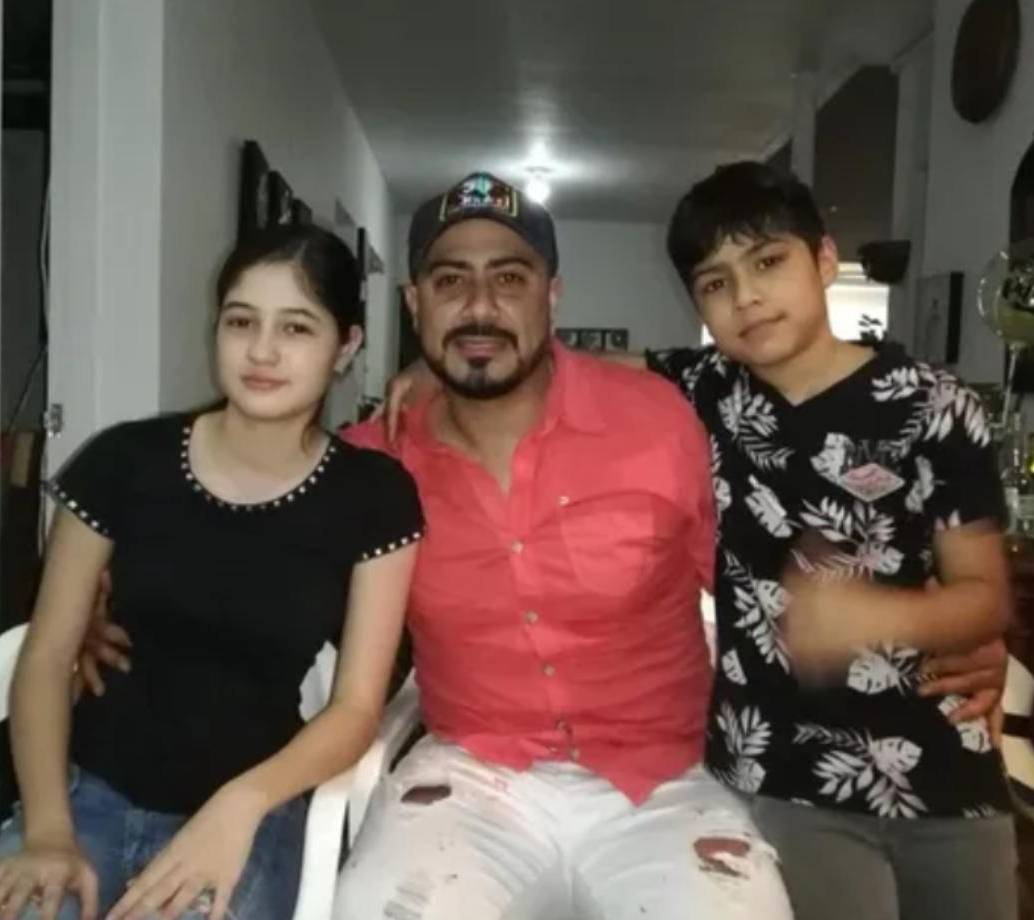 Luis Felipe Vasco Zapata y su familia. FOTO Cortesía.