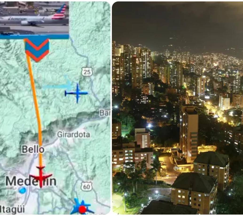 El sobrevuelo, que sintieron múltiples testigos en Medellín, generó intriga en la ciudad. FOTOS: Cortesía y Archivo