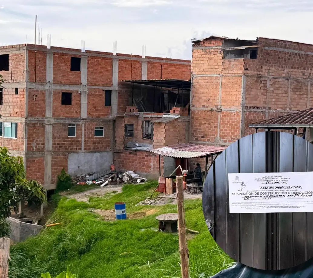 Construir sin las licencias requeridas puede derivar en sanciones y multas de hasta 200 salarios mínimos mensuales legales vigentes. FOTO Alcaldía de Medellín. 
