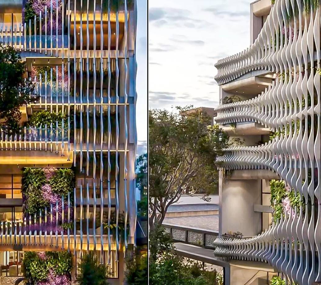 Así lucirá el proyecto Calya Provenza en El Poblado, el hotel de lujo que tendrá siete suites y dos penthouse cada uno con piscina privada, y otros espacios exclusivos. FOTO Proyecto Calya Provenza. 