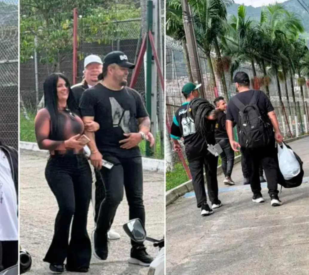 Imágenes del artista que se presentó en la Cárcel de Alta Seguridad de Itagüí. FOTOS: Cortesía Claudia Carrasquilla