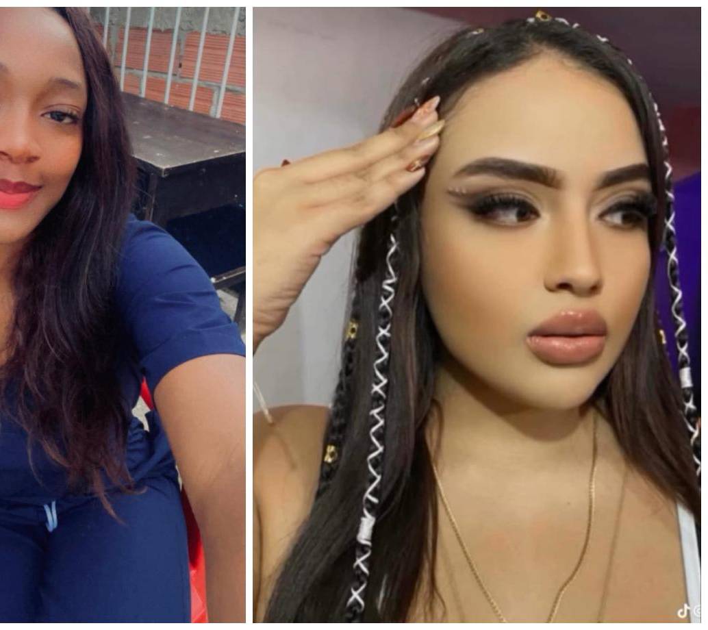 En el costado izquierdo, Yulieth Tatiana Murillo Peña, la enfermera asesinada en Bello; a la derecha, Manuela García Pinilla, la mujer que murió en Aranjuez tras ser atacada con arma de fuego. Ambas tenían 25 años de edad. FOTOS Cortesía.