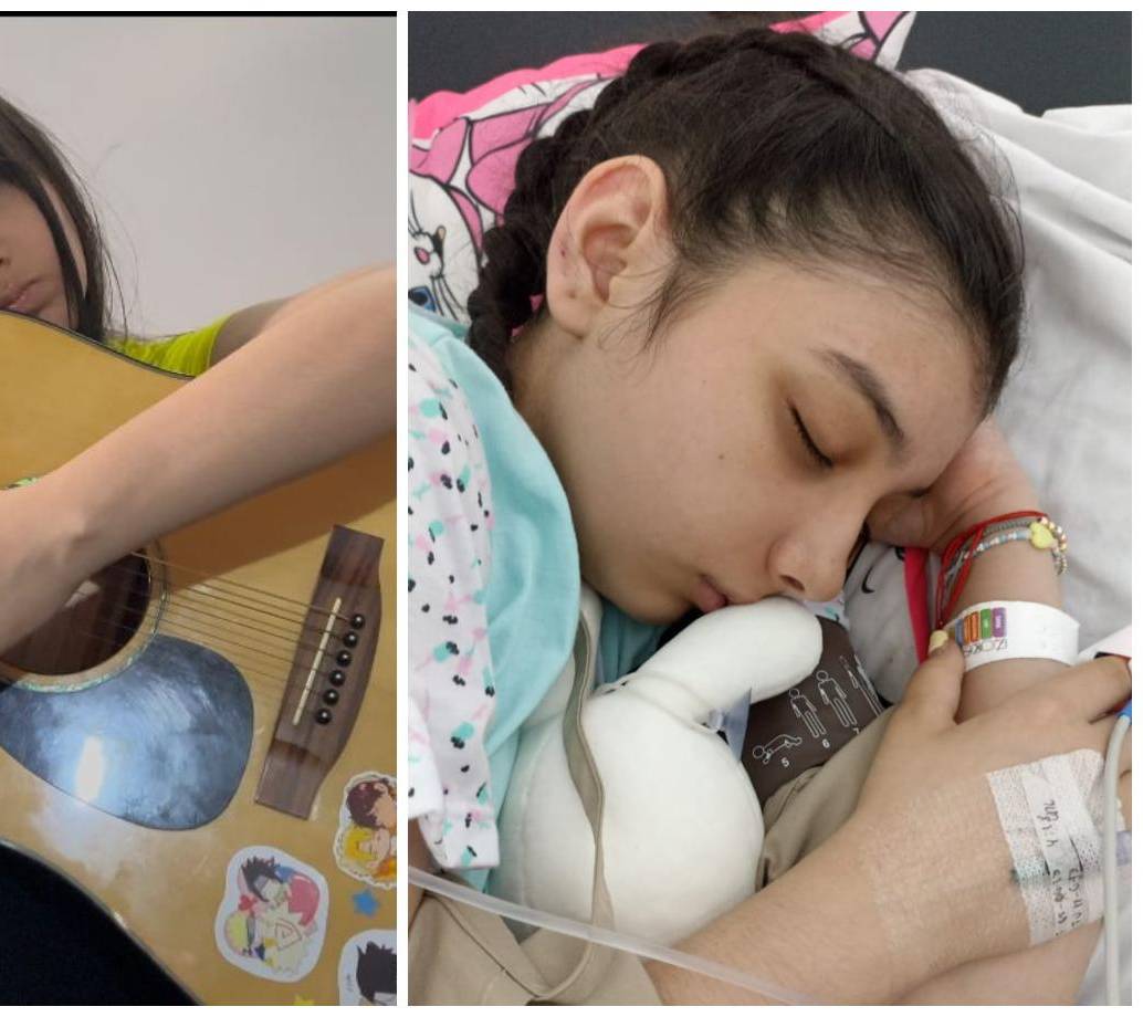 Sofía padece de dolores constantes que día a día afectan más su calidad de vida. Necesita de manera urgente nuevos tratamientos. FOTO: Cortesía