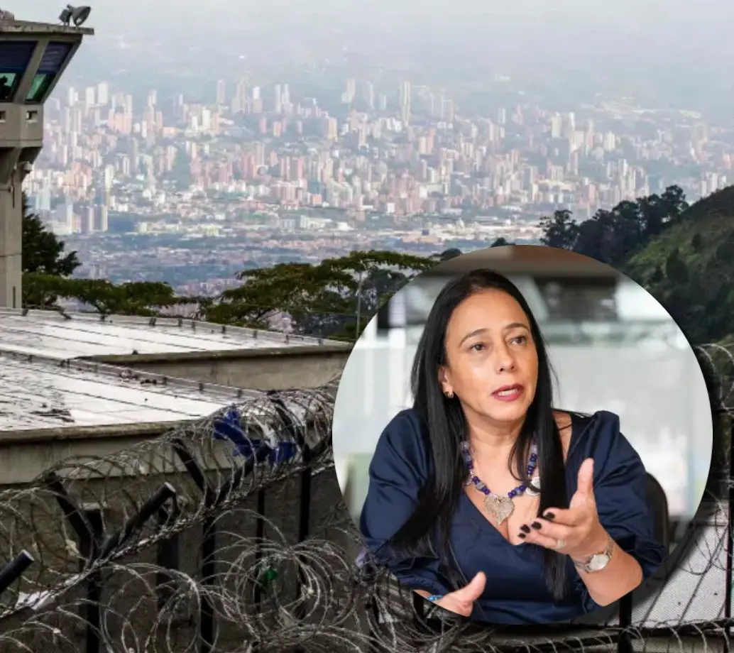 En la imagen principal, la cárcel El Pedregal; en la miniatura, la exfiscal y actual concejal de Medellín Claudia Carrasquilla. FOTOS ARCHIVO EL COLOMBIANO.