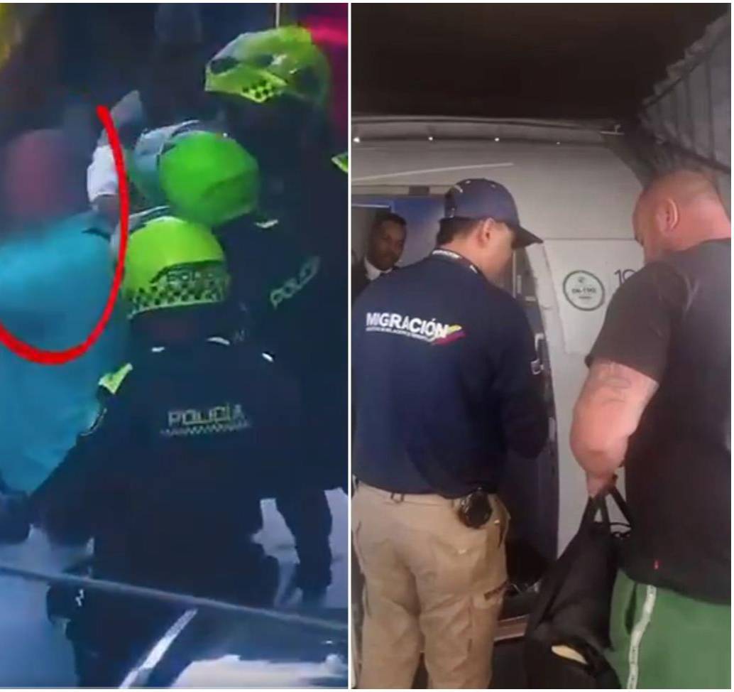 El ciudadano alemán fue detenido en un operativo sorpresa realizado en el suroccidente de Medellín. FOTOS: Cortesía Alcaldía