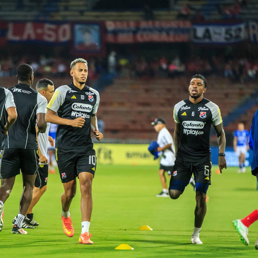 Vinícius y Jherson Mosquera, dos de los jugadores que no continuarán en el DIM Foto: Camilo Suárez Echeverry