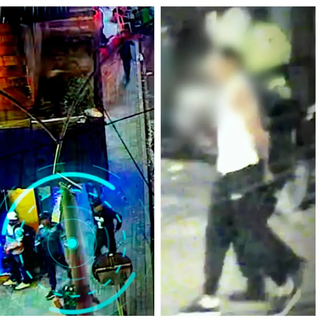 Las cámaras de seguridad registraron cuando el presunto asesino se cambió sus prendas de vestir. IMÁGENES CAPTADAS DE VIDEO