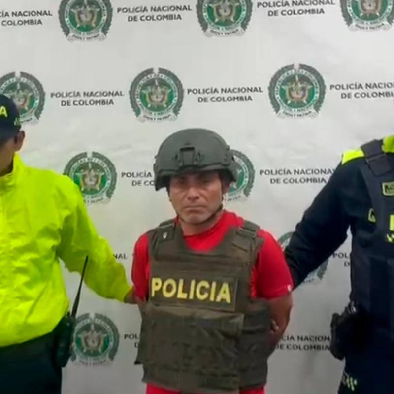 José Manuel Vera Fernández (“José”) fue capturado por la Policía en Bogotá. FOTO: CORTESÍA DE LA POLICÍA.
