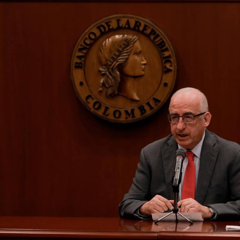 Leonardo Villar, gerente del Emisor, anunció la decisión de la junta sobre la tasa de intervención de política monetaria. FOTO cortesía Banco de la República