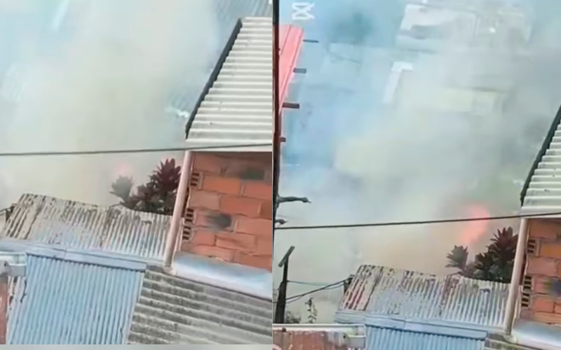 En video | Tremendo susto en Enciso de cuenta de un incendio