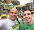 A la izquierda aparece en la imagen, junto a Esteban Restrepo, Milton José Quiñones Corrales. Foto: Cortesía.