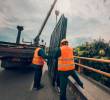 Estas son las mallas que se están instalando sobre dos de los puentes de Medellín para evitar que se sigan lanzando rocas contra los conductores que transitan por estos corredores viales. FOTO: CORTESÍA ALCALDÍA DE MEDELLÍN
