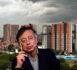 Bajo el gobierno de Gustavo Petro, el sector vivienda enfrenta una fuerte caída a nivel nacional en medio de tensiones políticas. FOTOS: Colprensa y EL COLOMBIANO