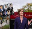 Sally Yates revisará las políticas de Cornell para prevenir y atender agresiones y acoso sexual en el campus. FOTO: Redes sociales / AFP / Imagen creada con IA
