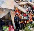 Integrantes del equipo USAR Colombia 1 participaron en el rescate del niño Moisés, guiados por las indicaciones de su hermana de 11 años, atrapada bajo los escombros en La Guaira. FOTOS: CORTESÍA