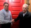 Pinzon fue recibido por Uribe Vélez. Se cree que hará parte de la coalición de la derecha. Foto: Redes sociales.