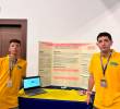 Los estudiantes de grado once lograron llevar a un escenario internacional su proyecto que nació en un aula de un colegio en La América. FOTO: ALCALDÍA DE MEDELLÍN