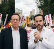 Dirigentes de la CUT, incluido Fabio Arias, denuncian que una nueva mayoría de miembros podría cambiar la postura de la central frente al Gobierno de Abelardo de La Espriella. Foto: Cortesía
