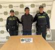 EL hombre capturado es acusado de delitos como extorsión, amenaza, fabricación, tráfico y porte de armas de fuego, acto sexual violento y tentativa de homicidio. Foto: Cortesía