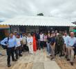 Grupo Argos entregó en Quibdó la primera vivienda de un programa que contempla 1.000 soluciones habitacionales para familias afectadas por el terremoto. FOTO CORTESÍA