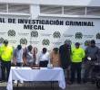 Las cinco personas capturadas por el crimen de María Camila Potosí, en Cali. Foto: Policía